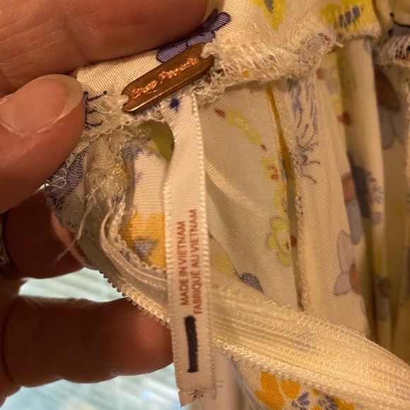 NWT free people floral cutout mini dress . SZ L - Picture 8 of 8